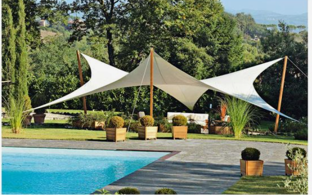 Outdoor shade sail, photograph 10