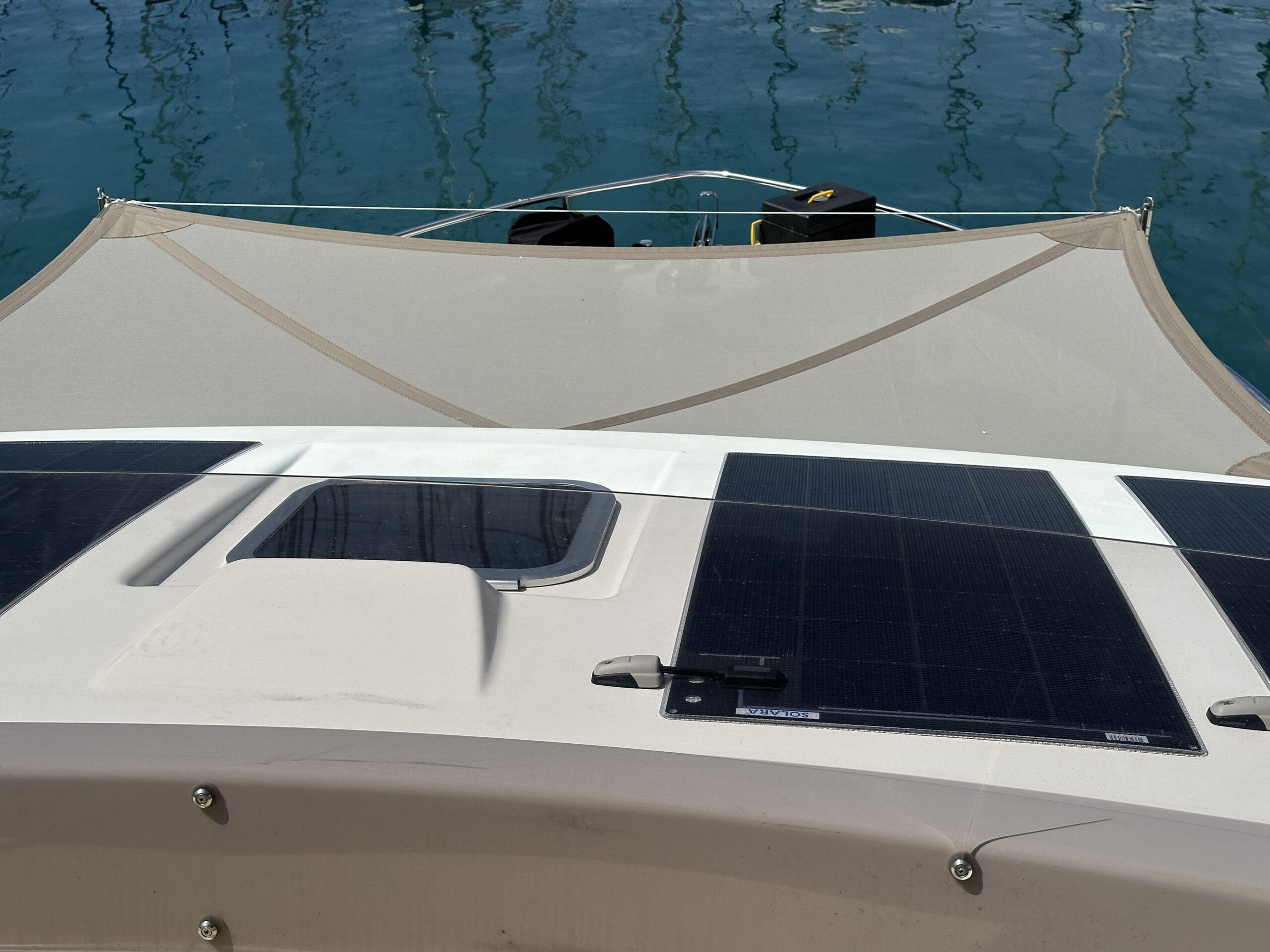 Yacht shade sail, photograph 3