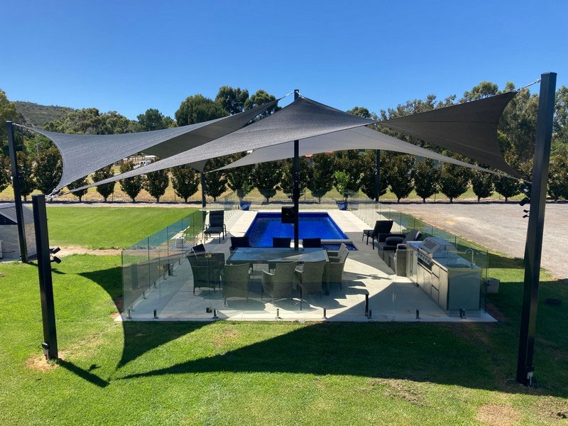 Outdoor shade sail, photograph 6