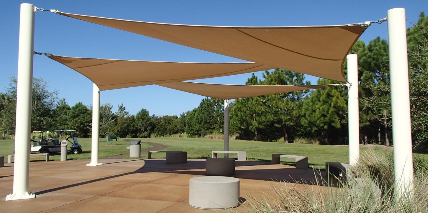 Outdoor shade sail, photograph 5